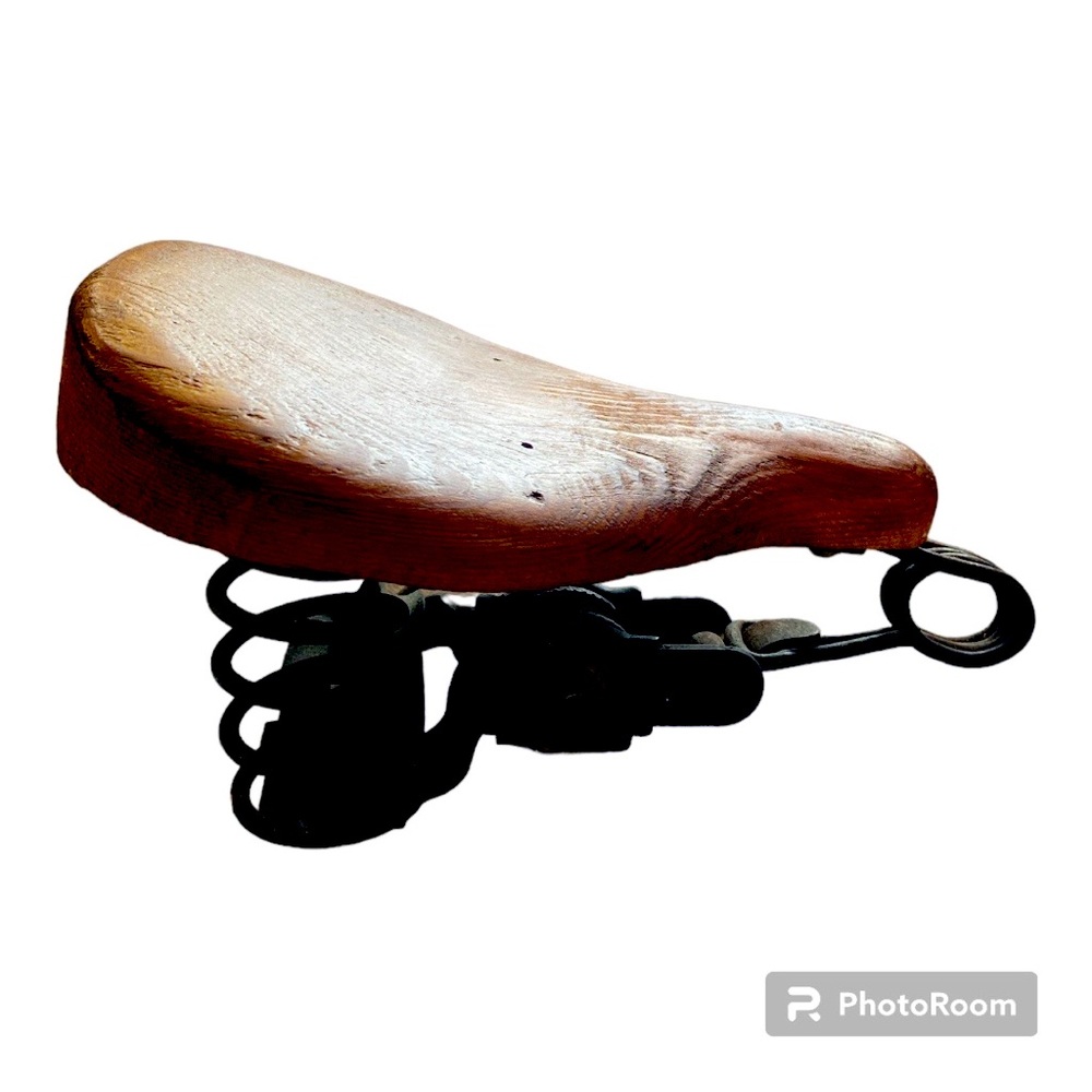 Vintage Wood Bike Seat